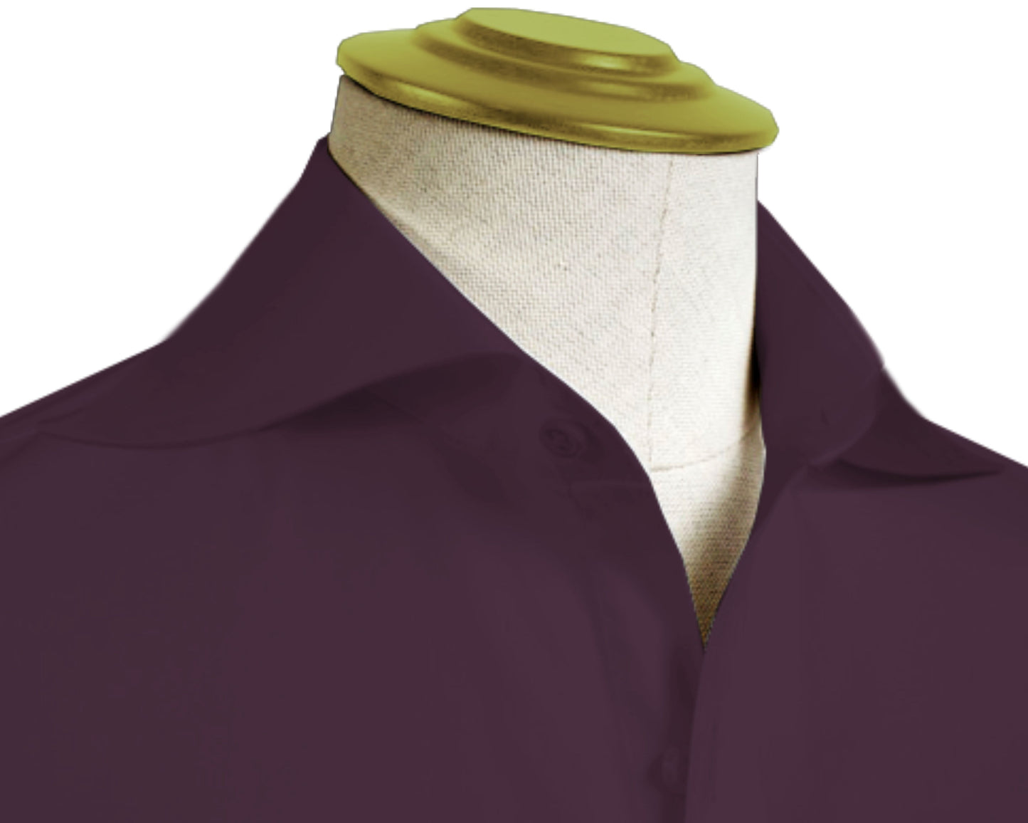Long Spear Pointed Collar Shirt Vintage Style Cutaway Dagger Collar Shirt Lilac Shirt Summer Beach Party Men's Handmade Long Sleeves Shirt (Copy)