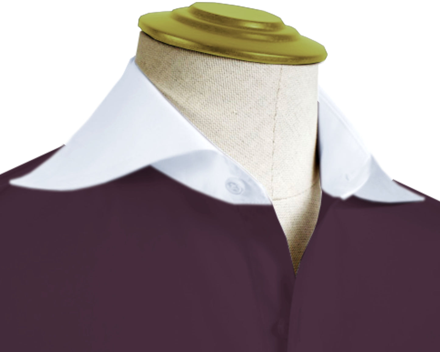 Long Spear Pointed Collar Shirt Vintage Style Cutaway Dagger Collar Shirt Lilac Shirt Summer Beach Party Men's Handmade Long Sleeves Shirt (Copy)