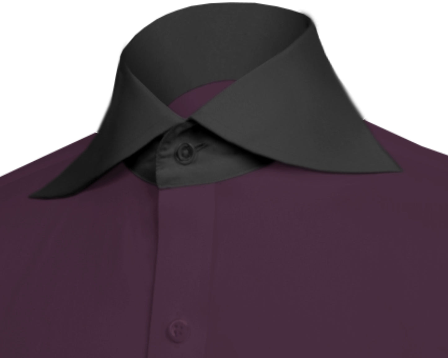 Long Spear Pointed Collar Shirt Vintage Style Cutaway Dagger Collar Shirt Lilac Shirt Summer Beach Party Men's Handmade Long Sleeves Shirt (Copy)