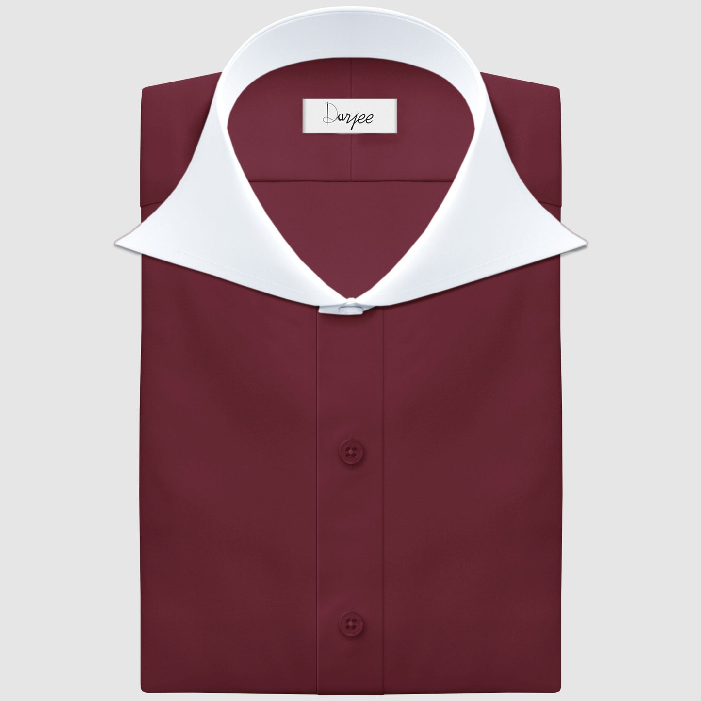 Long Spear Pointed Collar Shirt Vintage Style Cutaway Dagger Collar Shirt Red Shirt Summer Beach Party Men's Handmade Long Sleeves Shirt