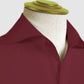 Long Spear Pointed Collar Shirt Vintage Style Cutaway Dagger Collar Shirt Red Shirt Summer Beach Party Men's Handmade Long Sleeves Shirt