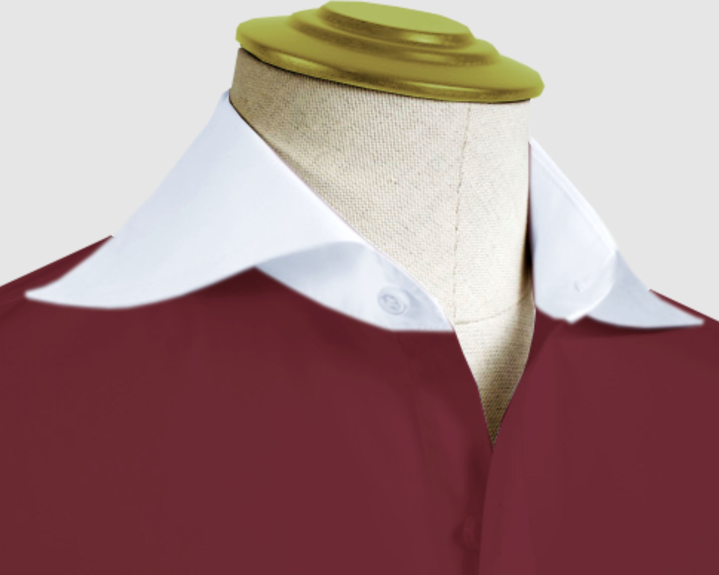 Long Spear Pointed Collar Shirt Vintage Style Cutaway Dagger Collar Shirt Red Shirt Summer Beach Party Men's Handmade Long Sleeves Shirt