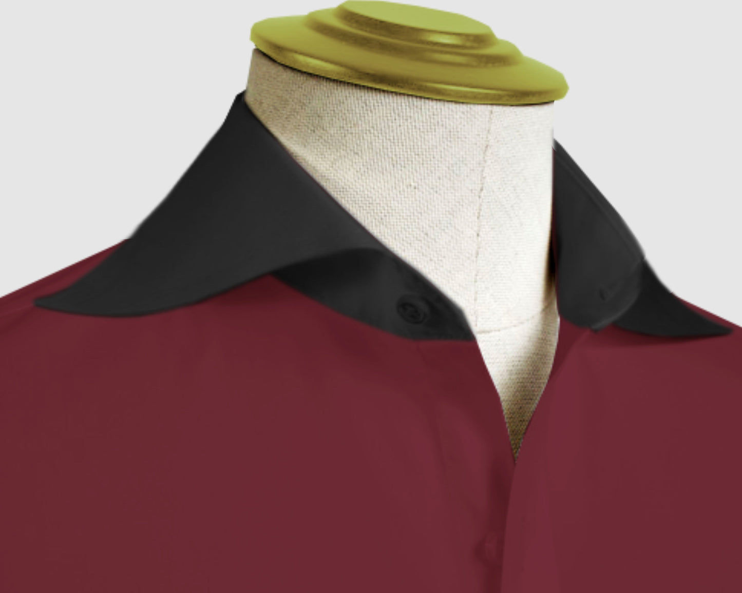 Long Spear Pointed Collar Shirt Vintage Style Cutaway Dagger Collar Shirt Red Shirt Summer Beach Party Men's Handmade Long Sleeves Shirt
