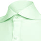 Long Spear Pointed Collar Shirt Vintage Style Cutaway Dagger Collar Shirt Mint Green Shirt Summer Beach Party Men's Handmade Long Sleeves Shirt
