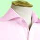 Long Spear Pointed Collar Shirt Vintage Style Cutaway Dagger Collar Shirt Pink Shirt Summer Beach Party Men's Handmade Long Sleeves Shirt