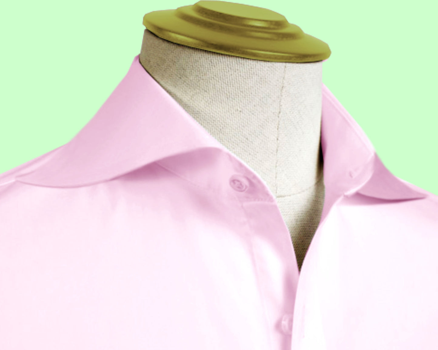 Long Spear Pointed Collar Shirt Vintage Style Cutaway Dagger Collar Shirt Pink Shirt Summer Beach Party Men's Handmade Long Sleeves Shirt
