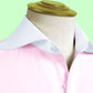 Long Spear Pointed Collar Shirt Vintage Style Cutaway Dagger Collar Shirt Pink Shirt Summer Beach Party Men's Handmade Long Sleeves Shirt