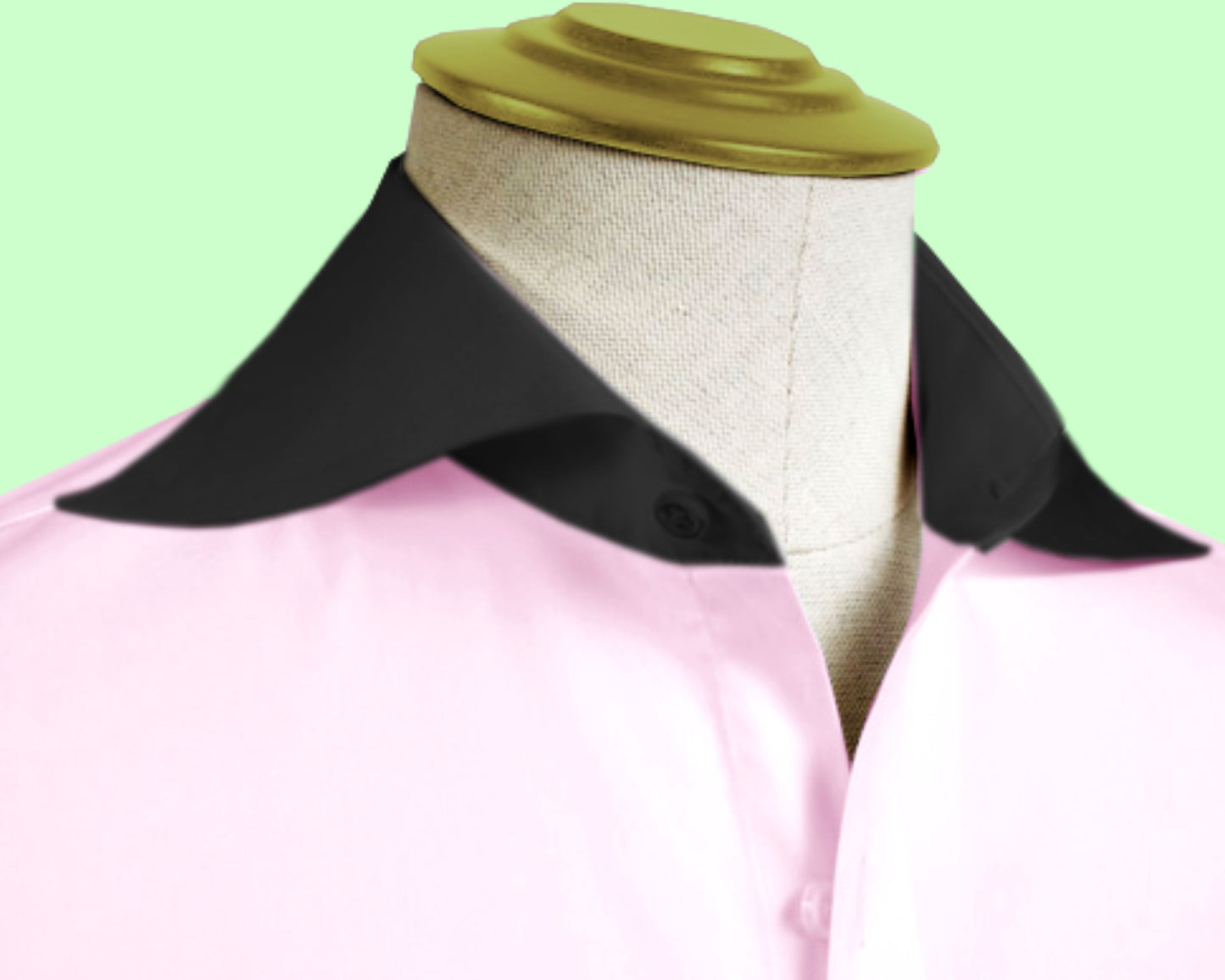 Long Spear Pointed Collar Shirt Vintage Style Cutaway Dagger Collar Shirt Pink Shirt Summer Beach Party Men's Handmade Long Sleeves Shirt