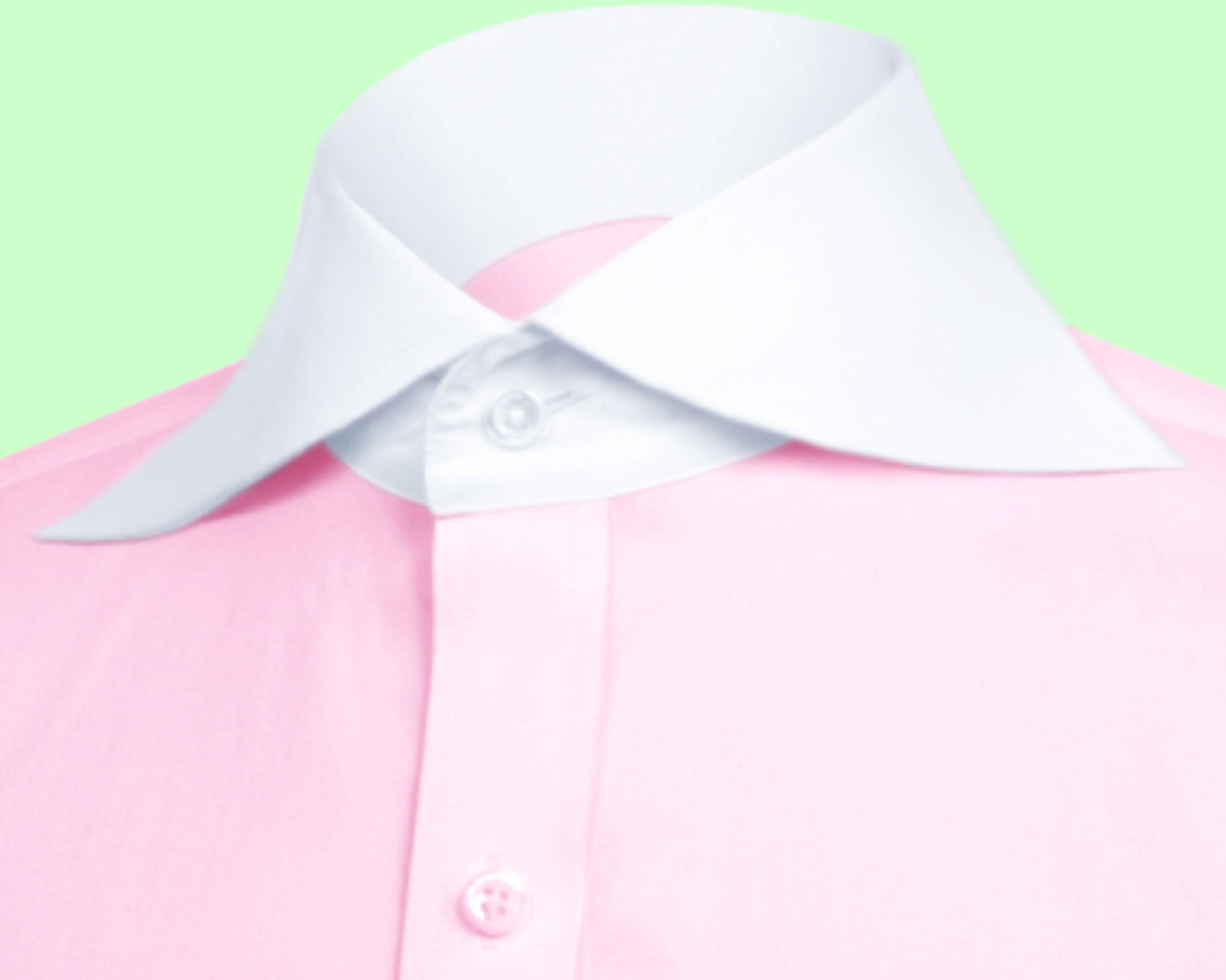 Long Spear Pointed Collar Shirt Vintage Style Cutaway Dagger Collar Shirt Pink Shirt Summer Beach Party Men's Handmade Long Sleeves Shirt