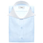 Long Spear Pointed Collar Shirt Vintage Style Cutaway Dagger Collar Shirt Sky Blue Shirt Summer Beach Party Men's Handmade Long Sleeves Shirt