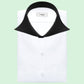 Long Spear Pointed Collar Shirt Vintage Style Cutaway Dagger Collar Shirt White Shirt Summer Beach Party Men's Handmade Long Sleeves Shirt (Copy)