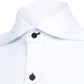 Long Spear Pointed Collar Shirt Vintage Style Cutaway Dagger Collar Shirt White Shirt Summer Beach Party Men's Handmade Long Sleeves Shirt