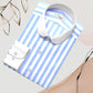 eaky Blinder Style Attire/ Solid Sky Blue and White Shirt Penny Club Round Tip Peter Pan Collar Vintage Wedding Dress Shirt Mens Cotton Shelby Brothers