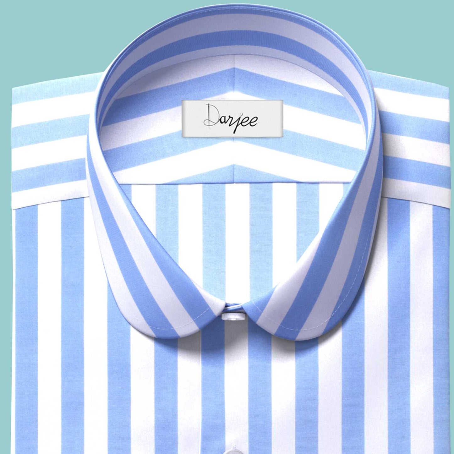 eaky Blinder Style Attire/ Solid Sky Blue and White Shirt Penny Club Round Tip Peter Pan Collar Vintage Wedding Dress Shirt Mens Cotton Shelby Brothers