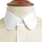 eaky Blinder Style Attire/ Solid Cream Shirt Penny Club Round Tip Peter Pan Collar Vintage Wedding Dress Shirt Mens Cotton Shelby Brothers