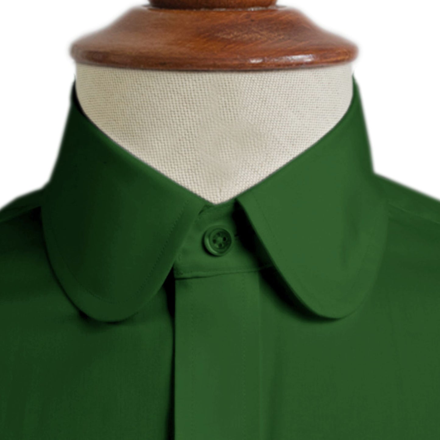 eaky Blinder Style Attire/ Solid Green Shirt Penny Club Round Tip Peter Pan Collar Vintage Wedding Dress Shirt Mens Cotton Shelby Brothers