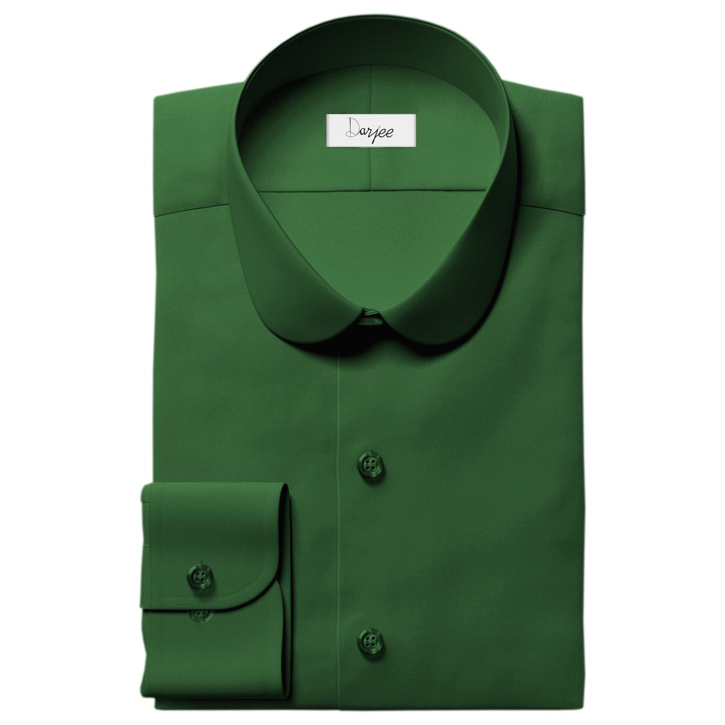 eaky Blinder Style Attire/ Solid Green Shirt Penny Club Round Tip Peter Pan Collar Vintage Wedding Dress Shirt Mens Cotton Shelby Brothers