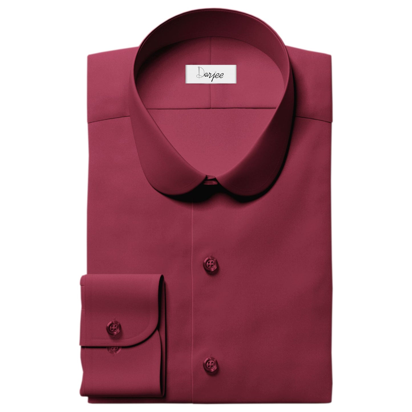 eaky Blinder Style Attire/ Solid Red Shirt Penny Club Round Tip Peter Pan Collar Vintage Wedding Dress Shirt Mens Cotton Shelby Brothers
