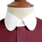 eaky Blinder Style Attire/ Solid Red Shirt Penny Club Round Tip Peter Pan Collar Vintage Wedding Dress Shirt Mens Cotton Shelby Brothers