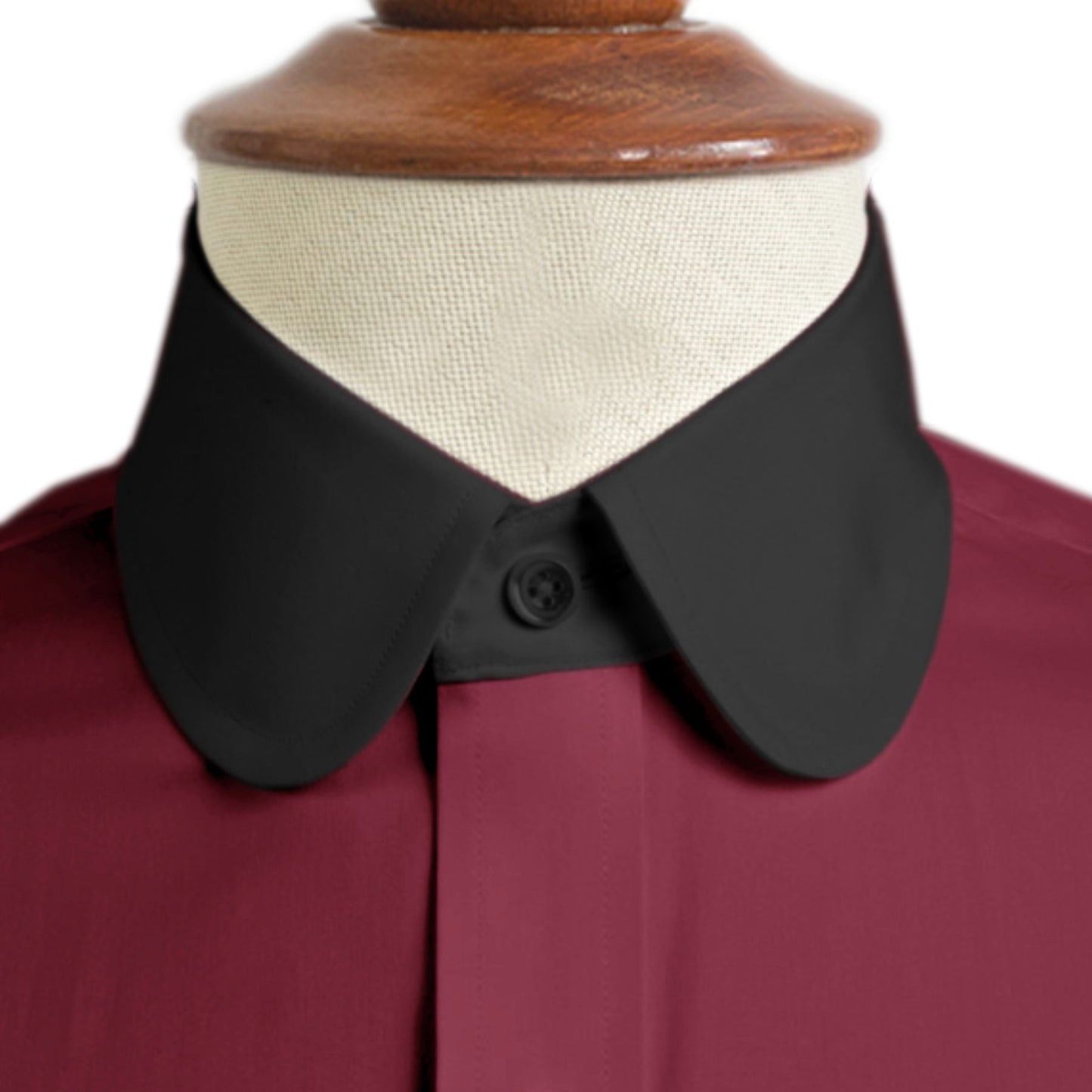 eaky Blinder Style Attire/ Solid Red Shirt Penny Club Round Tip Peter Pan Collar Vintage Wedding Dress Shirt Mens Cotton Shelby Brothers