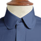 eaky Blinder Style Attire/ Solid Navy Blue Shirt Penny Club Round Tip Peter Pan Collar Vintage Wedding Dress Shirt Mens Cotton Shelby Brothers