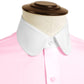 eaky Blinder Style Attire/ Solid Pink Shirt Penny Club Round Tip Peter Pan Collar Vintage Wedding Dress Shirt Mens Cotton Shelby Brothers
