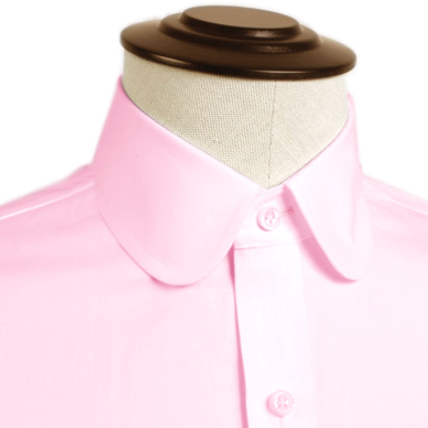 eaky Blinder Style Attire/ Solid Pink Shirt Penny Club Round Tip Peter Pan Collar Vintage Wedding Dress Shirt Mens Cotton Shelby Brothers