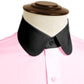 eaky Blinder Style Attire/ Solid Pink Shirt Penny Club Round Tip Peter Pan Collar Vintage Wedding Dress Shirt Mens Cotton Shelby Brothers