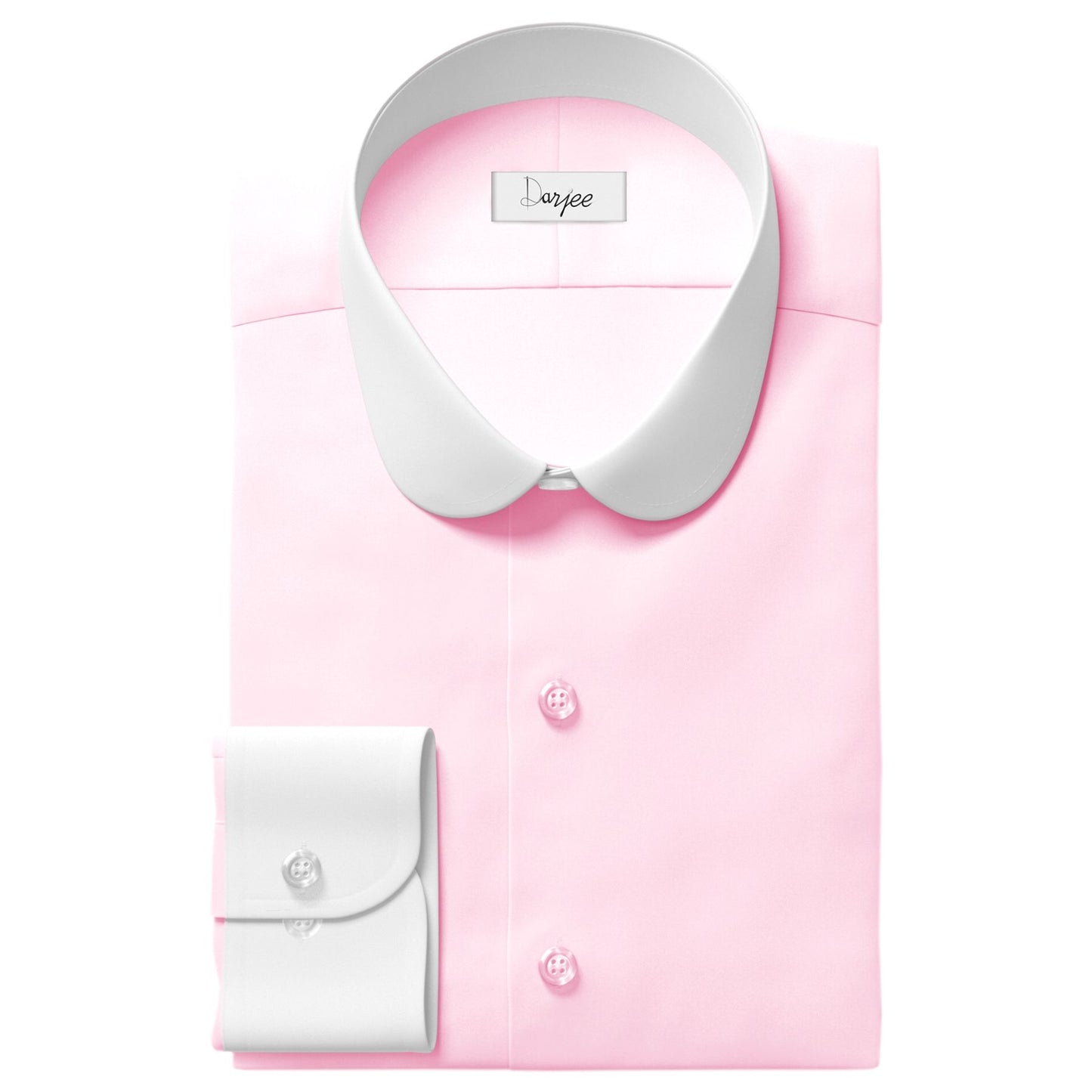 eaky Blinder Style Attire/ Solid Pink Shirt Penny Club Round Tip Peter Pan Collar Vintage Wedding Dress Shirt Mens Cotton Shelby Brothers