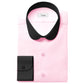 eaky Blinder Style Attire/ Solid Pink Shirt Penny Club Round Tip Peter Pan Collar Vintage Wedding Dress Shirt Mens Cotton Shelby Brothers