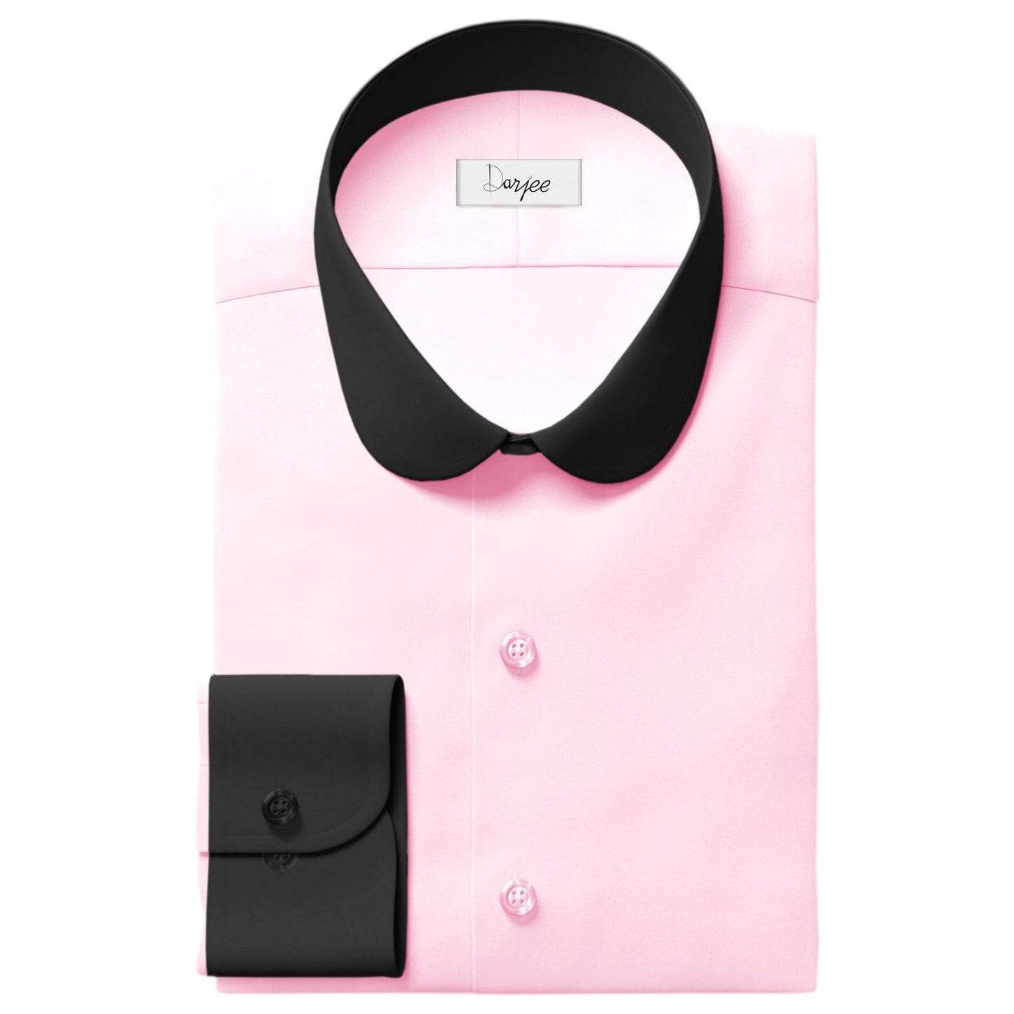 eaky Blinder Style Attire/ Solid Pink Shirt Penny Club Round Tip Peter Pan Collar Vintage Wedding Dress Shirt Mens Cotton Shelby Brothers