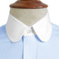 eaky Blinder Style Attire/ Solid Sky Blue Shirt Penny Club Round Tip Peter Pan Collar Vintage Wedding Dress Shirt Mens Cotton Shelby Brothers