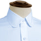 eaky Blinder Style Attire/ Solid Sky Blue Shirt Penny Club Round Tip Peter Pan Collar Vintage Wedding Dress Shirt Mens Cotton Shelby Brothers