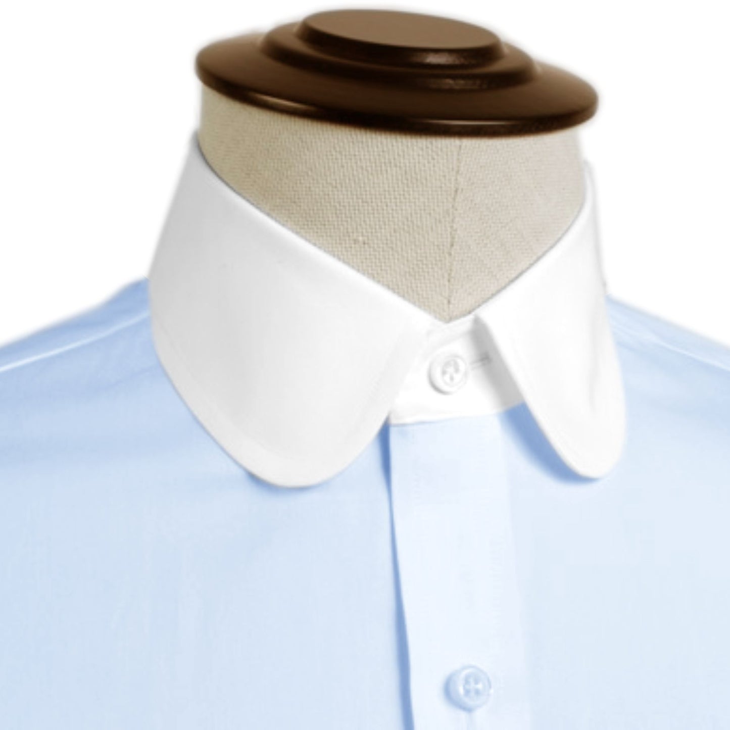 eaky Blinder Style Attire/ Solid Sky Blue Shirt Penny Club Round Tip Peter Pan Collar Vintage Wedding Dress Shirt Mens Cotton Shelby Brothers