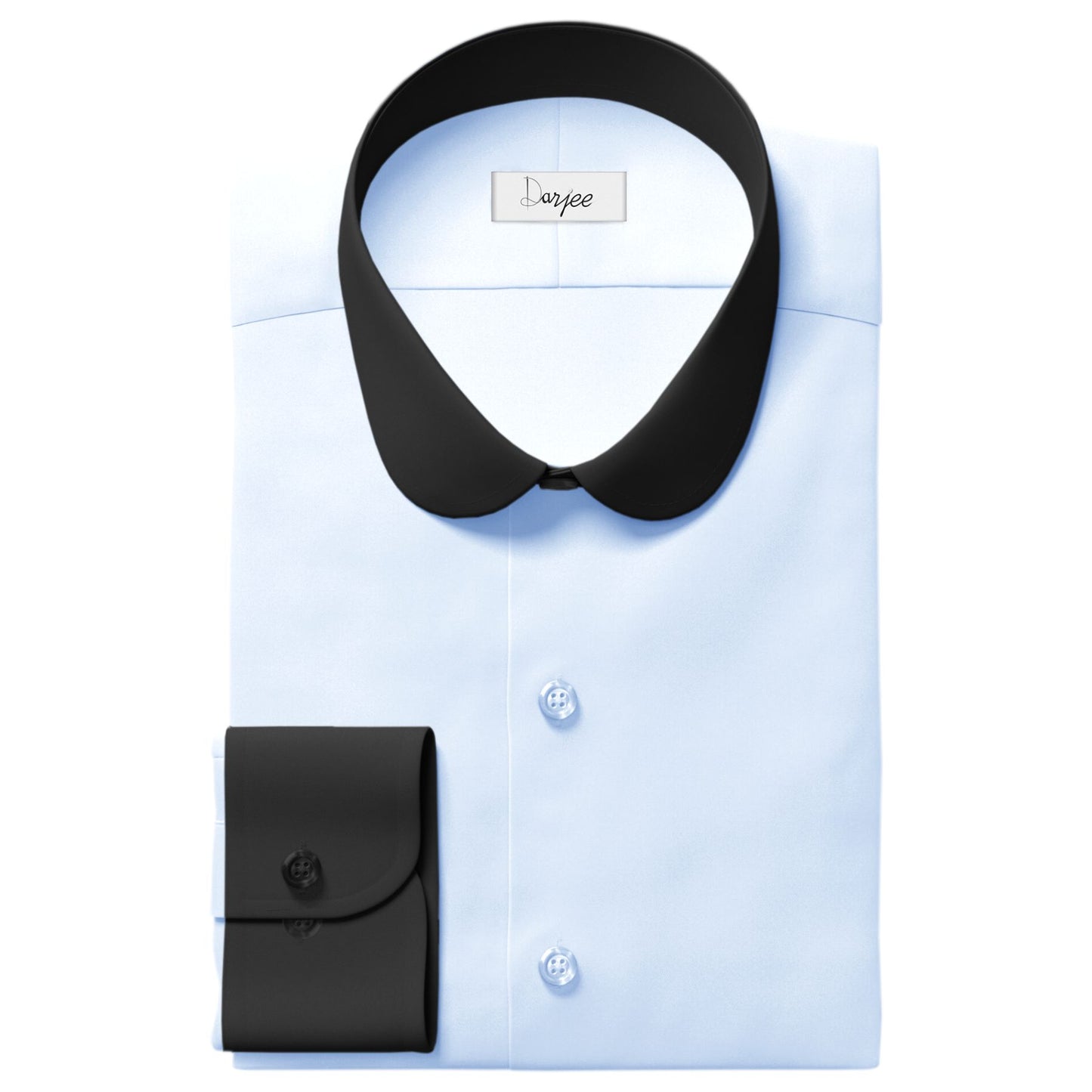 eaky Blinder Style Attire/ Solid Sky Blue Shirt Penny Club Round Tip Peter Pan Collar Vintage Wedding Dress Shirt Mens Cotton Shelby Brothers