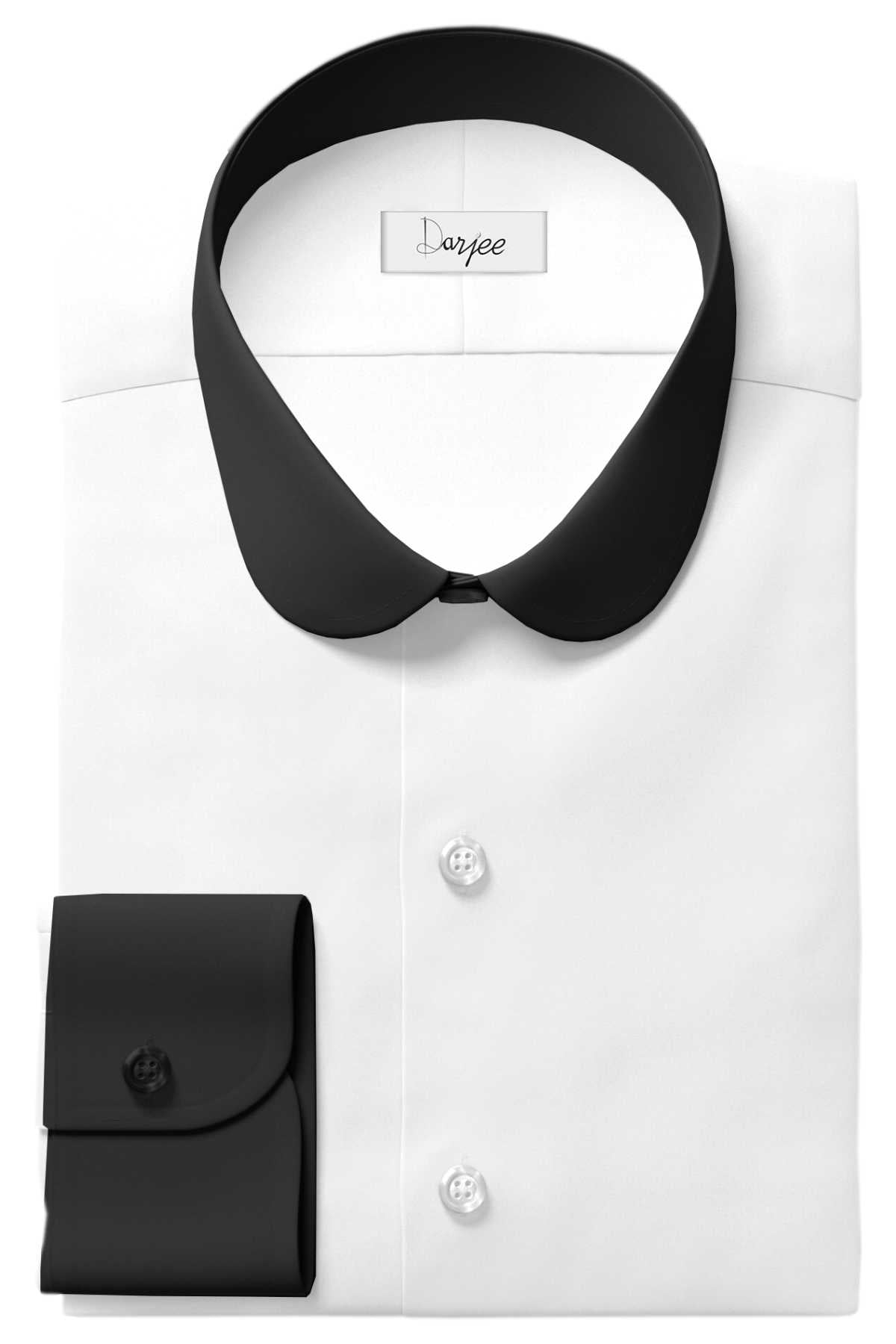 Peaky Blinder Style Attire/ Solid White Shirt Penny Club Round Tip Peter Pan Collar Vintage Wedding Dress Shirt Mens Cotton Shelby Brothers