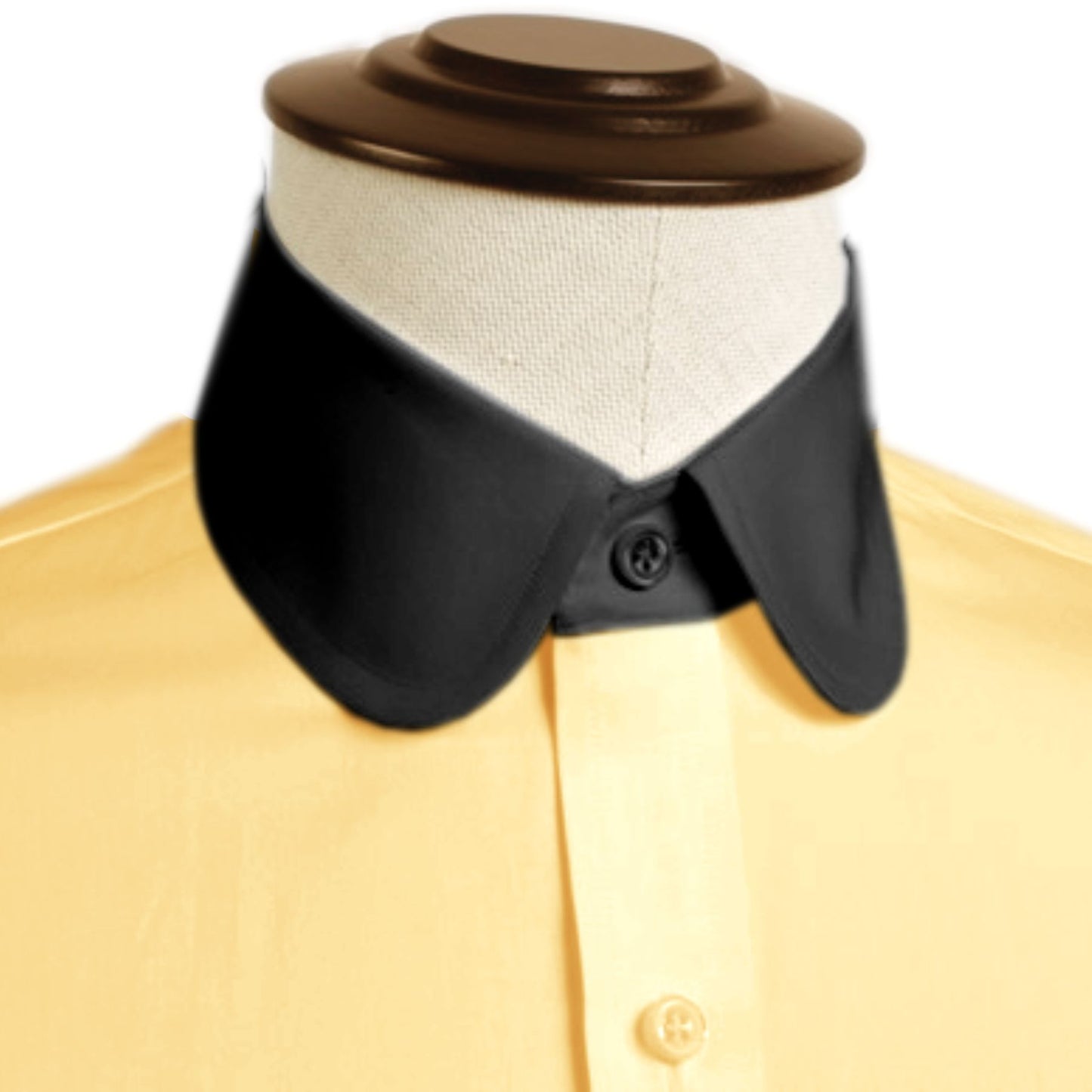 eaky Blinder Style Attire/ Solid Yellow Shirt Penny Club Round Tip Peter Pan Collar Vintage Wedding Dress Shirt Mens Cotton Shelby Brothers