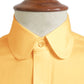 eaky Blinder Style Attire/ Solid Yellow Shirt Penny Club Round Tip Peter Pan Collar Vintage Wedding Dress Shirt Mens Cotton Shelby Brothers