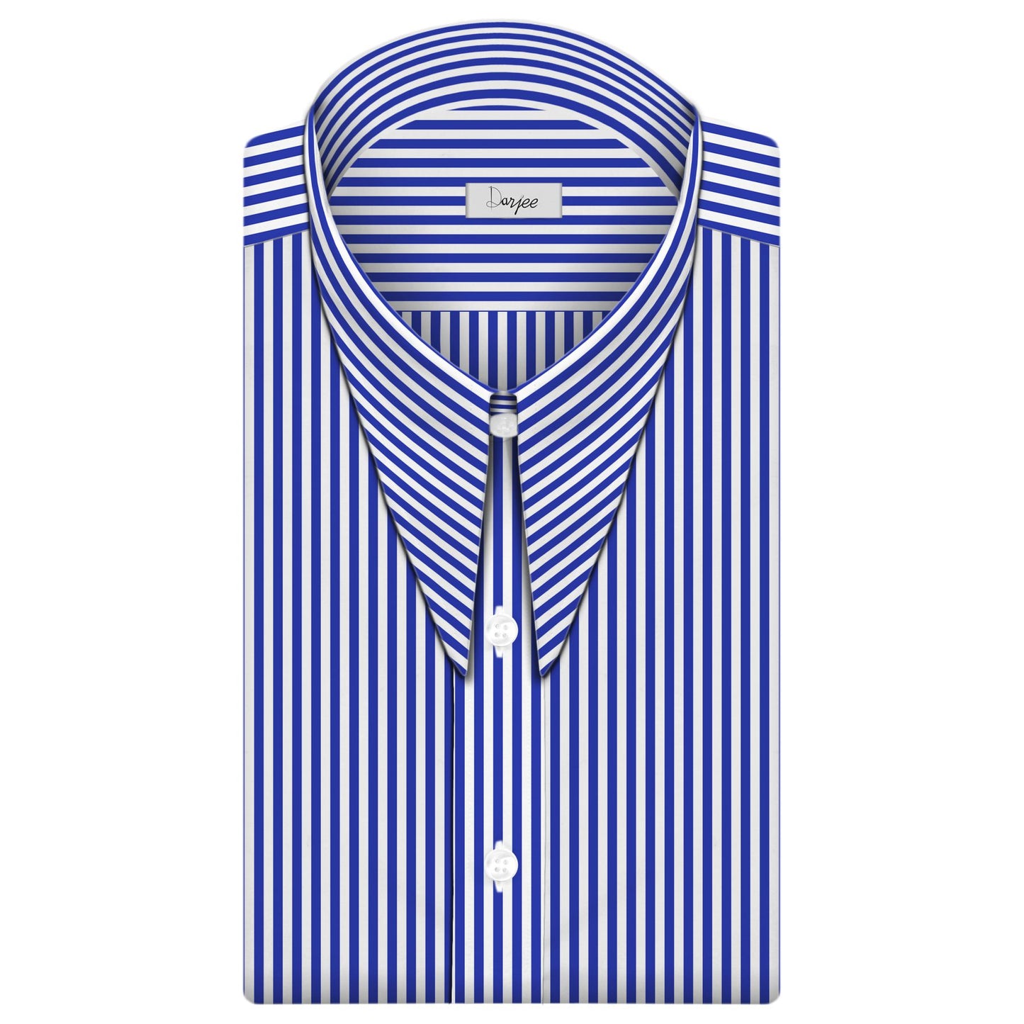 Long Pointed Collar Navy Blue and White Men Shirt 50s, 60s, 70s Vintage Dagger Collar Dress Shirt Spear Pointed Big Wide Collar Gangster Style Shirt