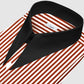 Long Pointed Collar Red and White Men Shirt 50s, 60s, 70s Vintage Dagger Collar Dress Shirt Spear Pointed Big Wide Collar Gangster Style Shirt