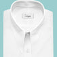 Long Pointed Collar White Men Shirt 50s, 60s, 70s Vintage Dagger Collar Dress Shirt Spear Pointed Big Wide Collar Gangster Style Shirt