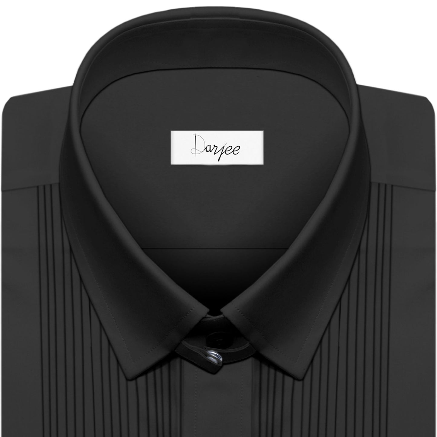Snap Tab Collar Men's Black Dress Shirt Retro James Bond Celebrity Style Dress Classic Kent Clergy Collar Shirt Eton Loop Collar 70s 80s