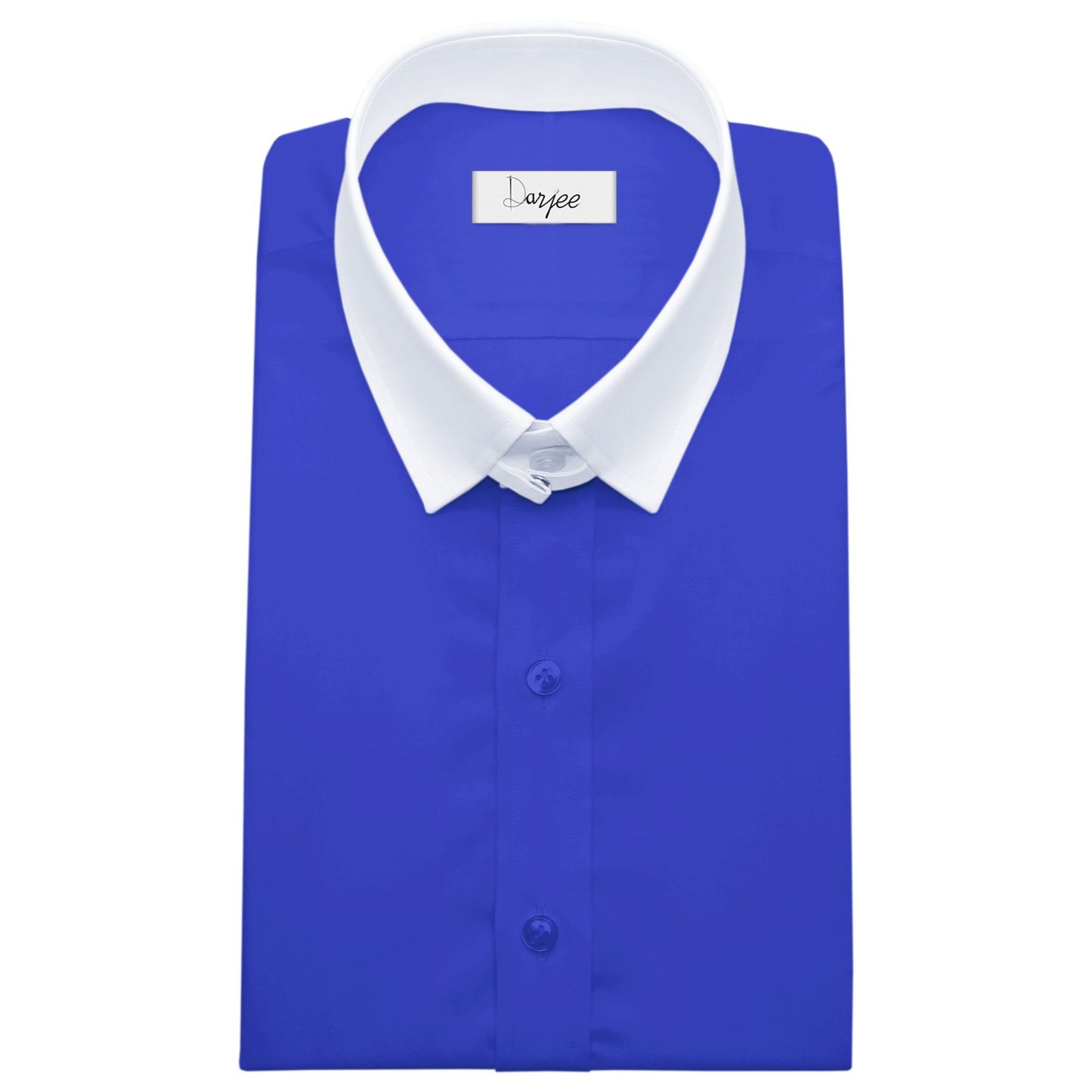 Snap Tab Collar Men's Blue Dress Shirt Retro James Bond Celebrity Style Dress Classic Kent Clergy Collar Shirt Eton Loop Collar 70s 80s
