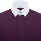 Snap Tab Collar Men's Dark Lilac Dress Shirt Retro James Bond Celebrity Style Dress Classic Kent Clergy Collar Shirt Eton Loop Collar 70s 80s