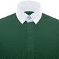 Snap Tab Collar Men's Green Dress Shirt Retro James Bond Celebrity Style Dress Classic Kent Clergy Collar Shirt Eton Loop Collar 70s 80s