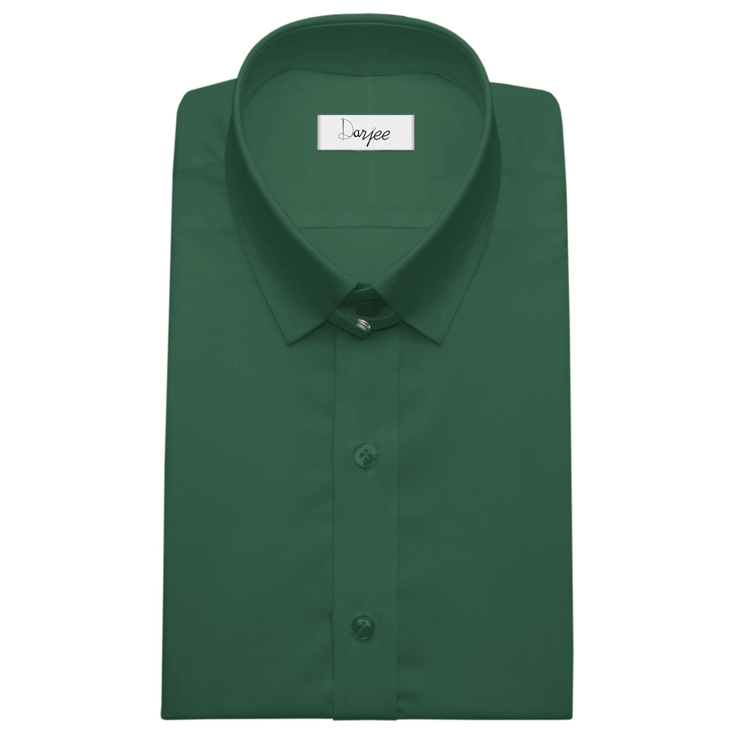 Snap Tab Collar Men's Green Dress Shirt Retro James Bond Celebrity Style Dress Classic Kent Clergy Collar Shirt Eton Loop Collar 70s 80s