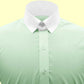 Snap Tab Collar Men's Mint Green Dress Shirt Retro James Bond Celebrity Style Dress Classic Kent Clergy Collar Shirt Eton Loop Collar 70s 80s