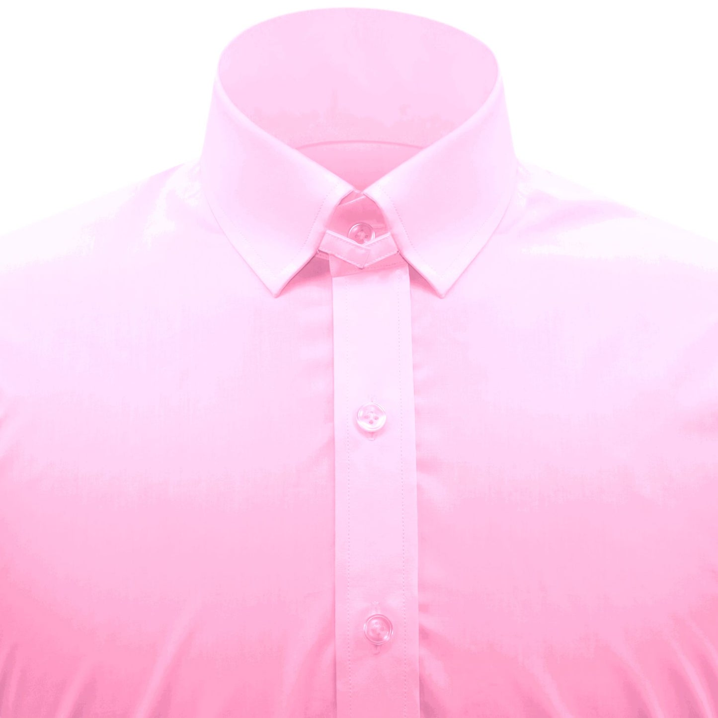 Snap Tab Collar Men's Pink Dress Shirt Retro James Bond Celebrity Style Dress Classic Kent Clergy Collar Shirt Eton Loop Collar 70s 80s