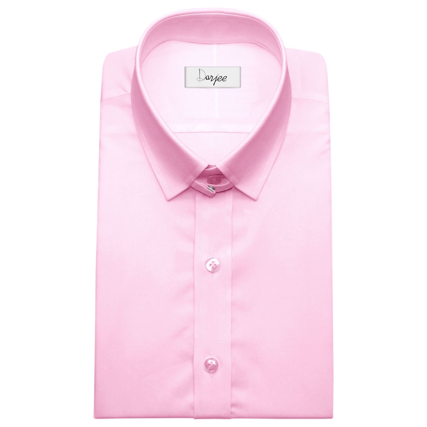 Snap Tab Collar Men's Pink Dress Shirt Retro James Bond Celebrity Style Dress Classic Kent Clergy Collar Shirt Eton Loop Collar 70s 80s