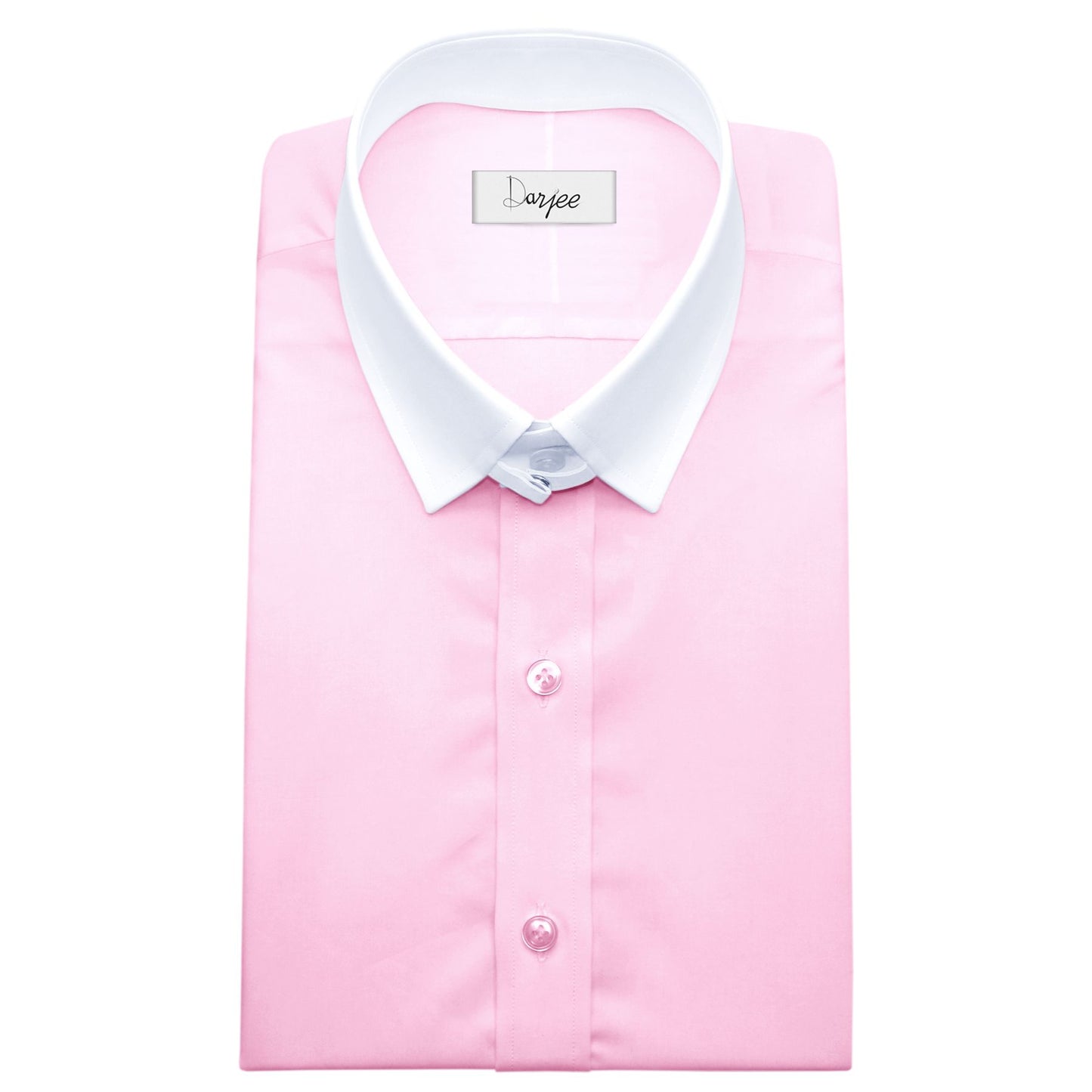 Snap Tab Collar Men's Pink Dress Shirt Retro James Bond Celebrity Style Dress Classic Kent Clergy Collar Shirt Eton Loop Collar 70s 80s